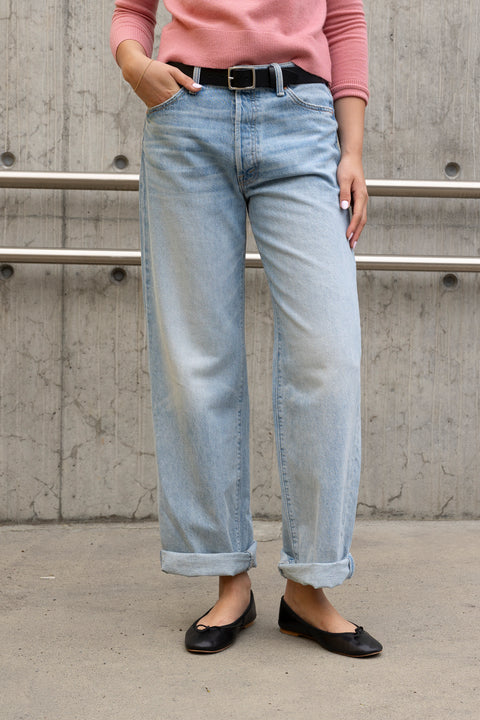 Jeans - The Dodger Button Hover Cuff I Could Care Less