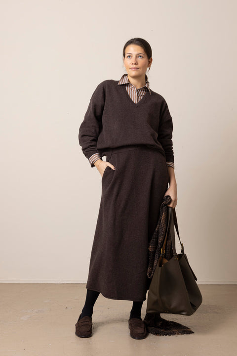 Skjørt - Skirt A-line Cocoa