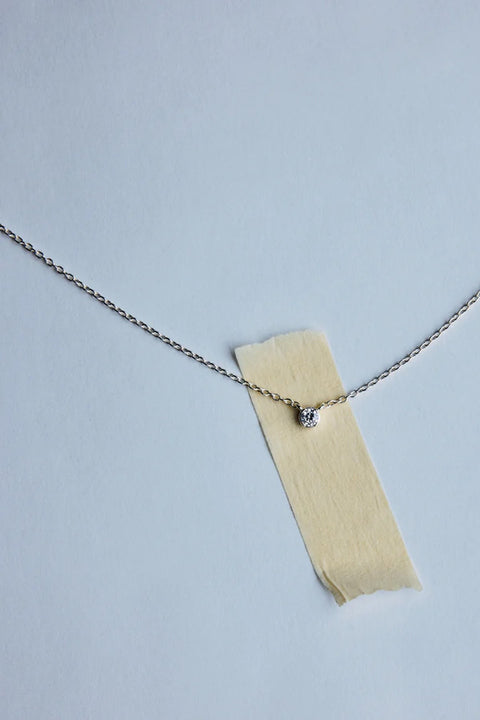 Halskjede - Oda Floating Silver