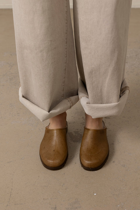 Sko - Opana Clogs Chanvre/Ecru
