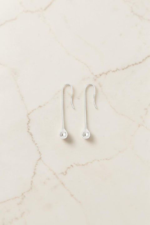 Øredobber - Datura Long Drop Silver