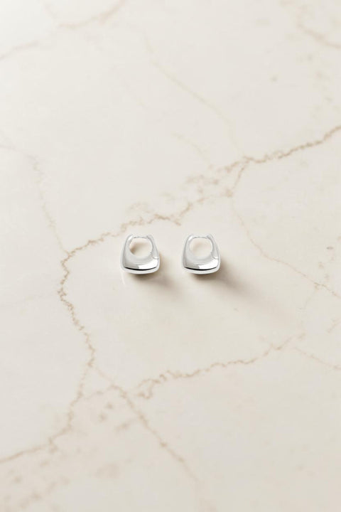 Øreringer - Datura Hoops Silver