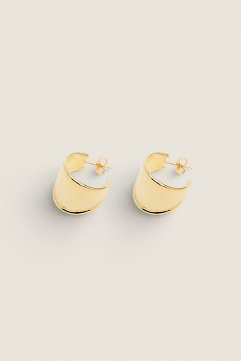 Øredobber - Contour Hoops Gold