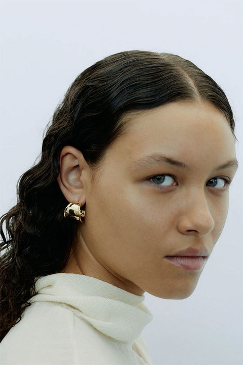 Øredobber - Contour Hoops Gold