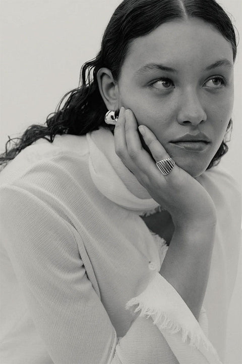 Øredobber - Contour Hoops Gold