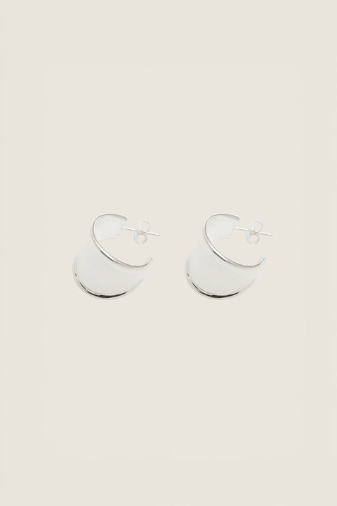 Øredobber - Contour Hoops Silver