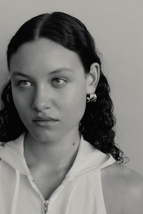 Øredobber - Contour Hoops Silver