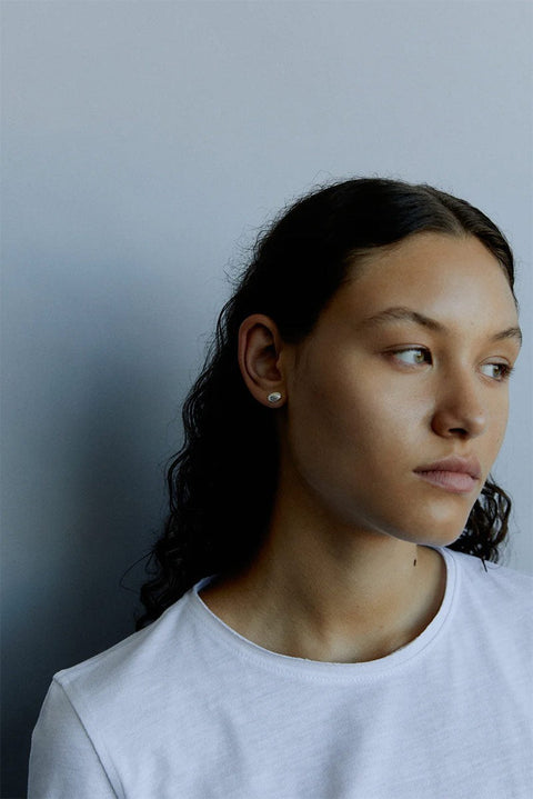 Øredobber - Contour Mini Earstuds Silver