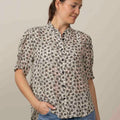 Skjorte - Dakota Floral Shirt Cream Flora