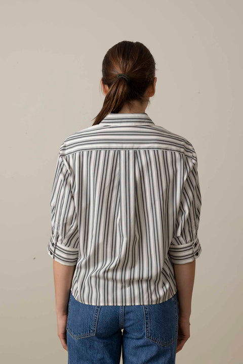 Skjorte - Lucia Stripe Poplin Shirt