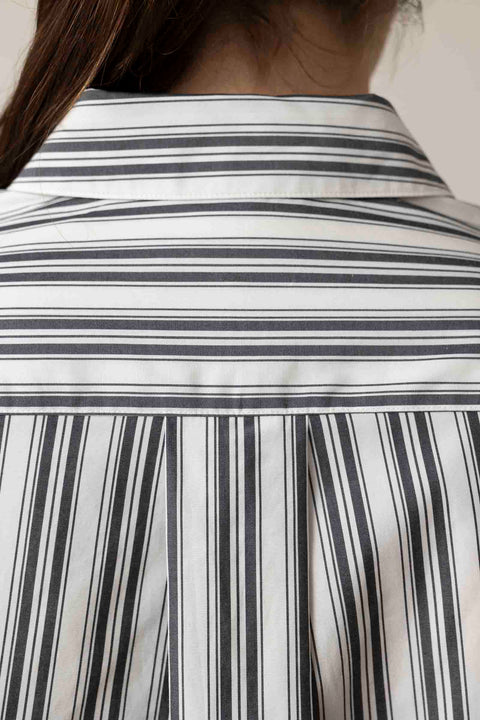 Skjorte - Lucia Stripe Poplin Shirt
