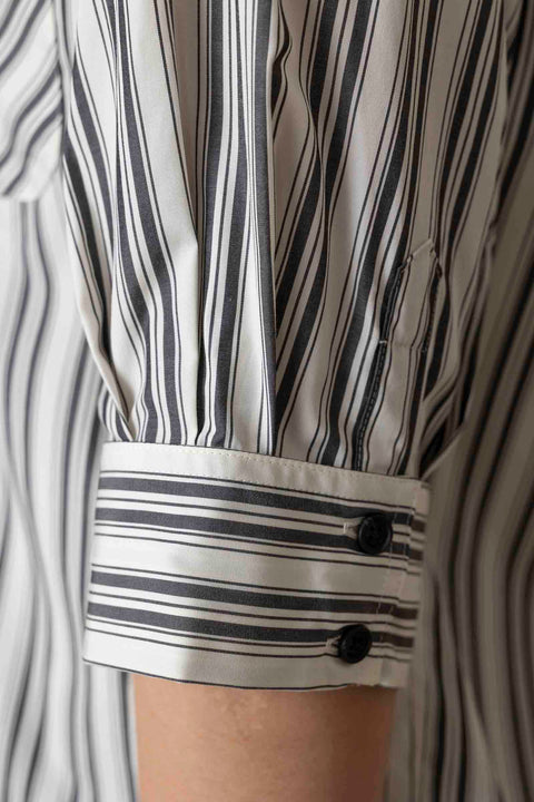 Skjorte - Lucia Stripe Poplin Shirt