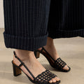 Sko - Sandales NO592 Cuir Nappa Noir