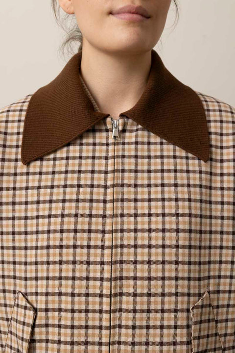 Jakke - Savannah Plaid Jacket
