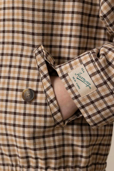 Jakke - Savannah Plaid Jacket