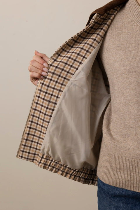 Jakke - Savannah Plaid Jacket