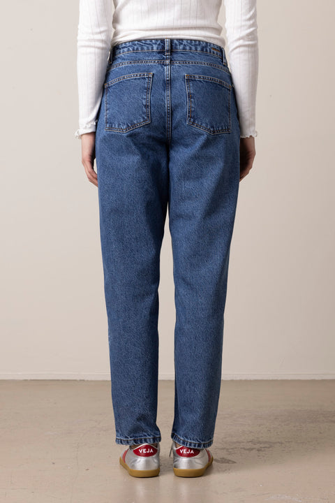 Jeans - Allison Cropped Jeans Mid Blue