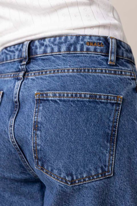 Jeans - Allison Cropped Jeans Mid Blue