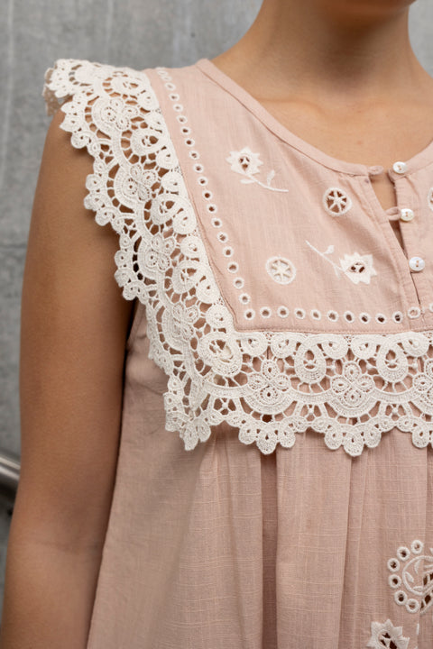 Kjole - Tallulah Antique Rose