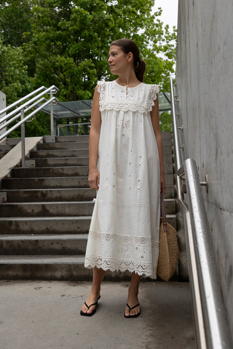 Kjole - Tallulah Antique White