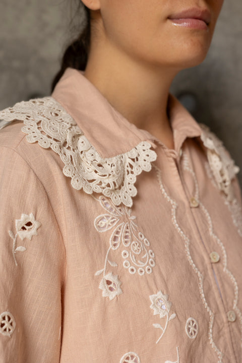 Skjorte - Talia Shirt Antique Rose