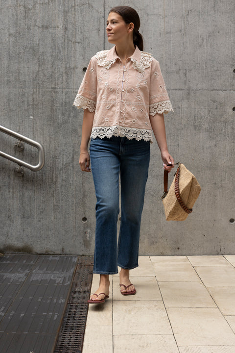 Skjorte - Talia Shirt Antique Rose