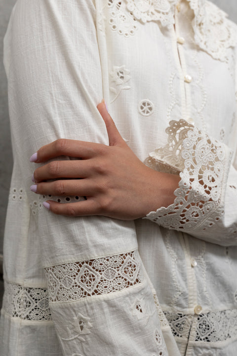 Skjorte - Tallulah Shirt Antique White