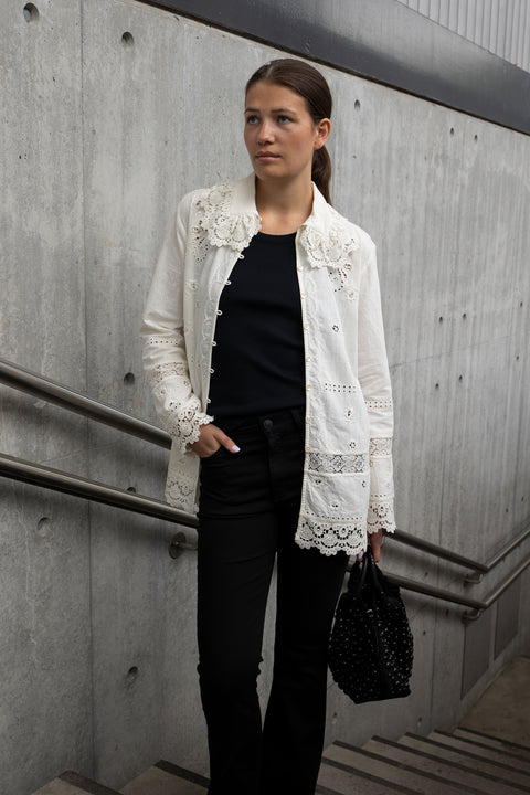 Skjorte - Tallulah Shirt Antique White
