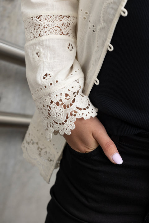 Skjorte - Tallulah Shirt Antique White