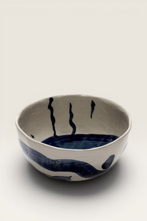 Skål - Sophia Soup Bowl Beige/Blue