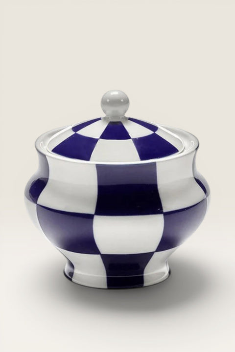 Sukkerskål - Sugar Bowl Fête des Bêtes Blue/White