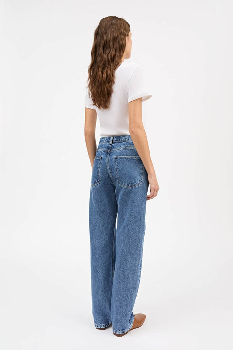 Jeans - Sharon Straight Jeans Slouchy Blue