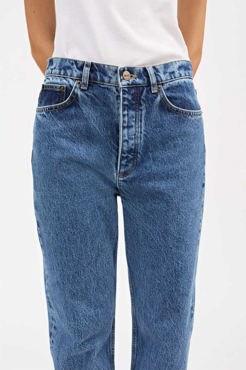 Jeans - Sharon Straight Jeans Slouchy Blue