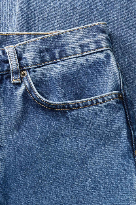 Jeans - Sharon Straight Jeans Slouchy Blue