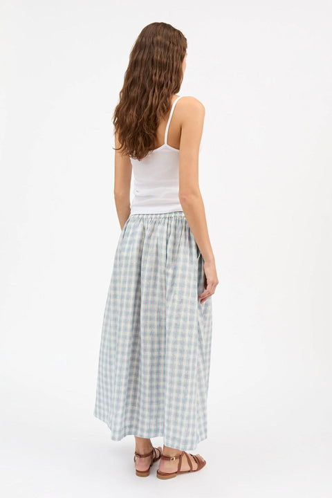 Skjørt - Dagny Skirt Purple/Blue Check