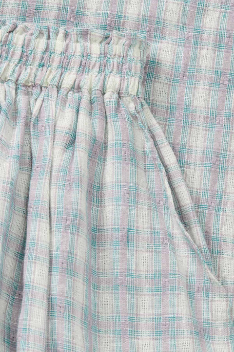 Skjørt - Dagny Skirt Purple/Blue Check