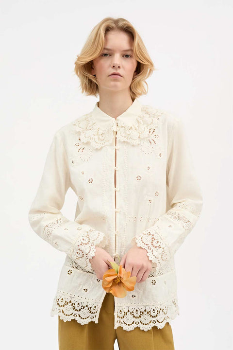 Skjorte - Tallulah Shirt Antique White