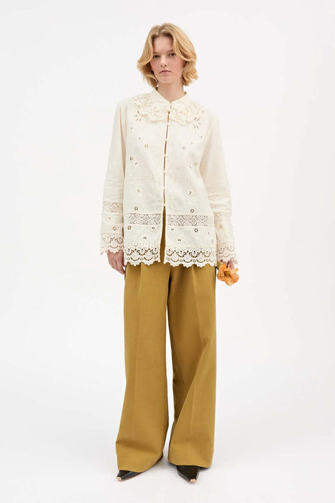 Skjorte - Tallulah Shirt Antique White