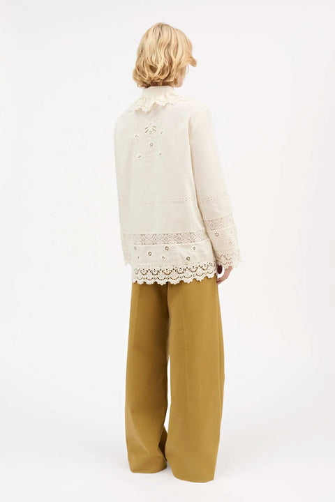 Skjorte - Tallulah Shirt Antique White