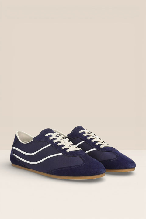 Sko - Sunset Suede Trainers Cosmic Blue
