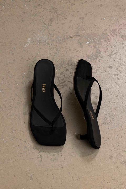 Sko - Julia Square Toe Suede Sable