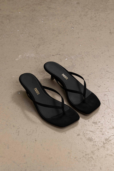 Sko - Julia Square Toe Suede Sable
