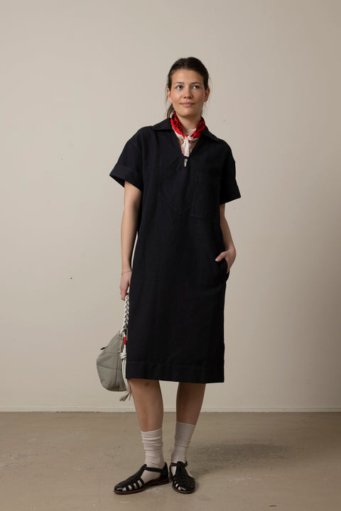 Kjole - Smock Dress Soft Black