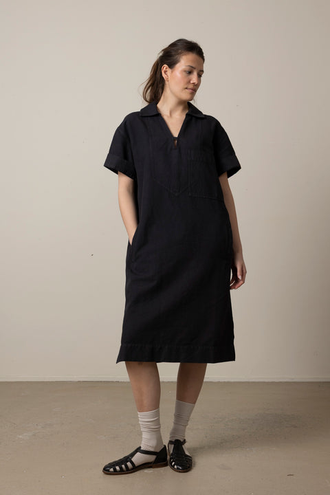 Kjole - Smock Dress Soft Black