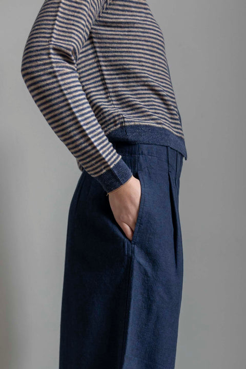 Bukse | Hemp Cotton Paper Bag Trousers