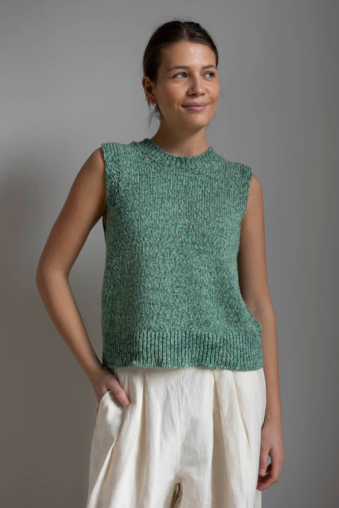 Vest - Chunky Cotton Knitted Tank