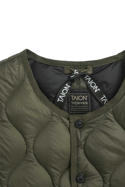 Jakke - Military Long Down Jacket Dark Olive