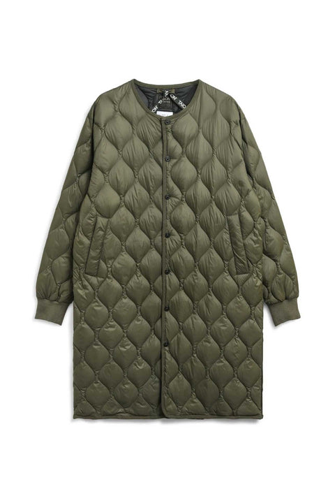 Jakke - Military Long Down Jacket Dark Olive