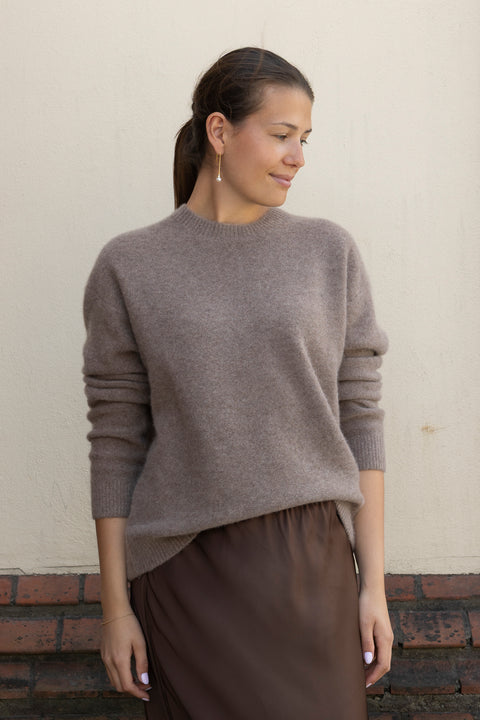 Genser - Boiled Cashmere Crew Doe