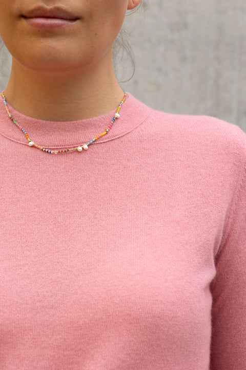 Genser - Classic Crew NK Sweater Lotus Pink